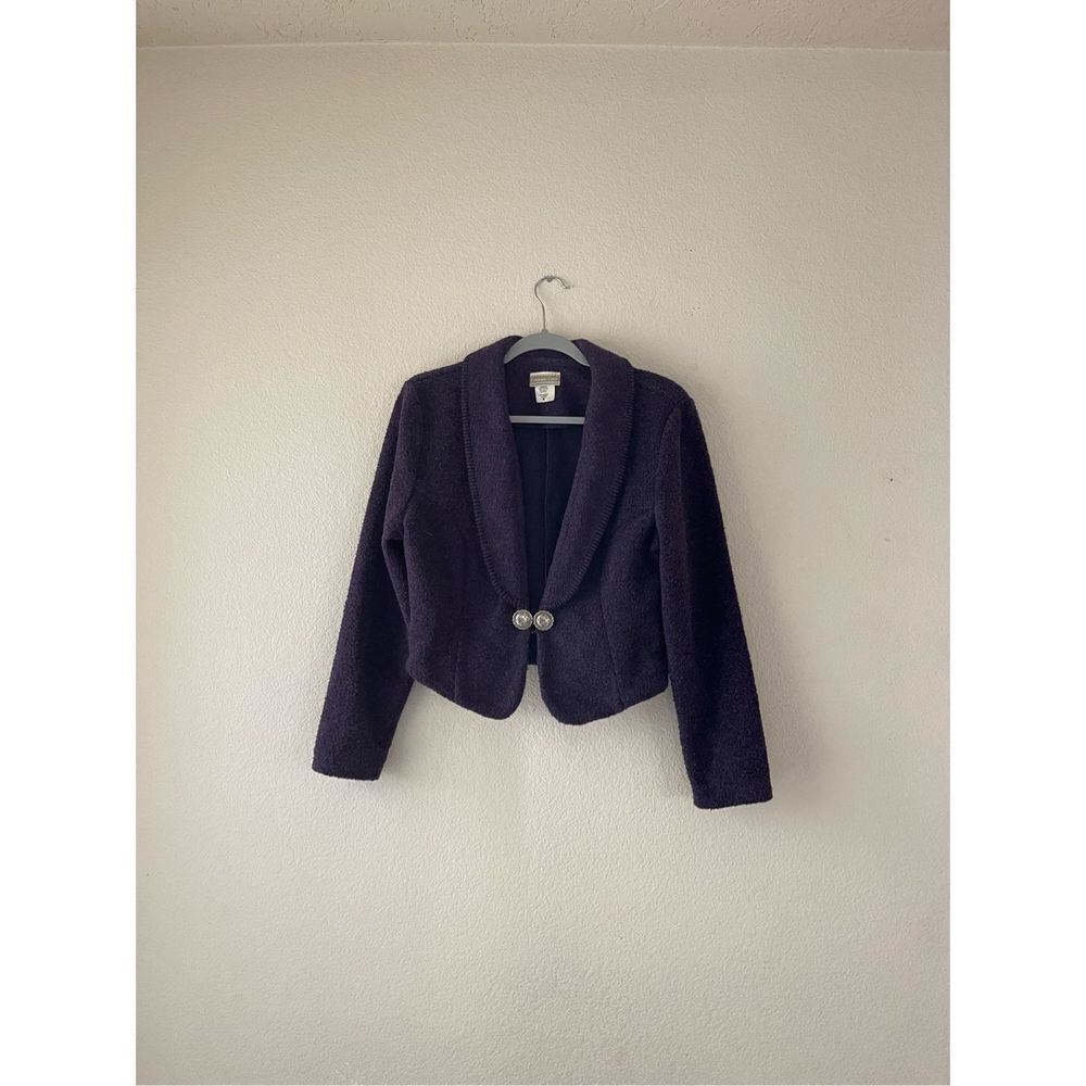 Cold water creek wester style wool cropped jacket medium